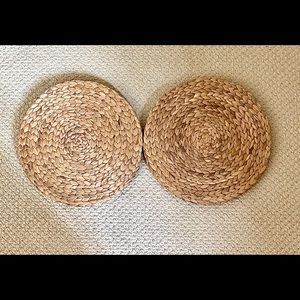 Placemats and bowls (All Natural Materials) NWOT